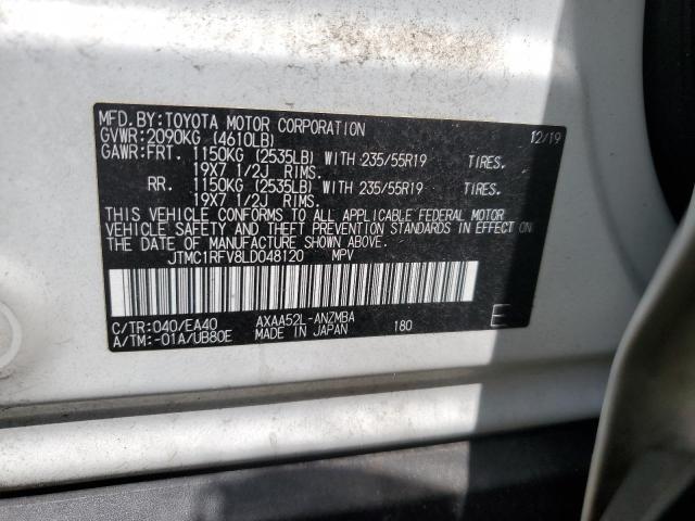 JTMC1RFV8LD048120 Toyota Rav4 Xle Premium