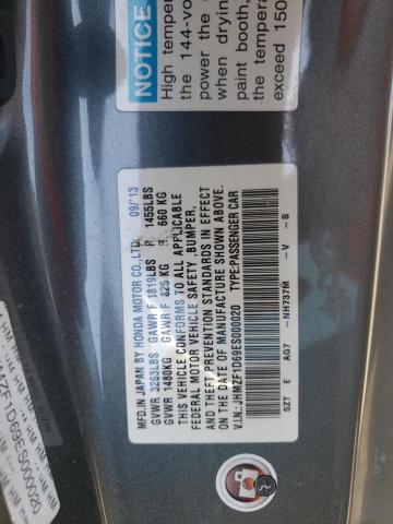 JHMZF1D69ES000020 Honda CR-Z EX