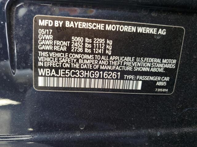 WBAJE5C33HG916261 BMW 540 I