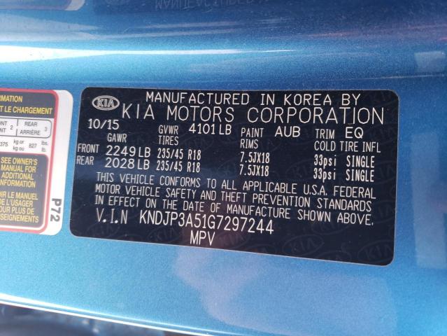 KNDJP3A51G7297244 | 2016 KIA SOUL +