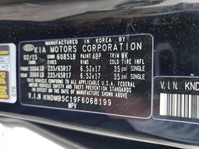 KNDMB5C19F6068199 KIA SEDONA LX