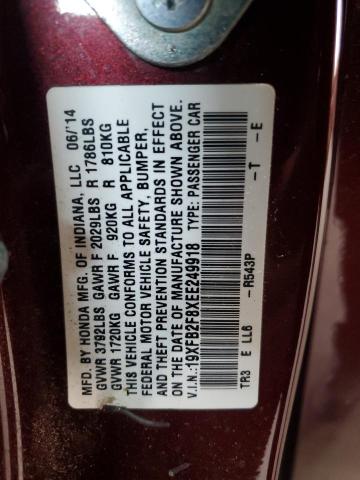 19XFB2F8XEE249918 Honda CIVIC EX