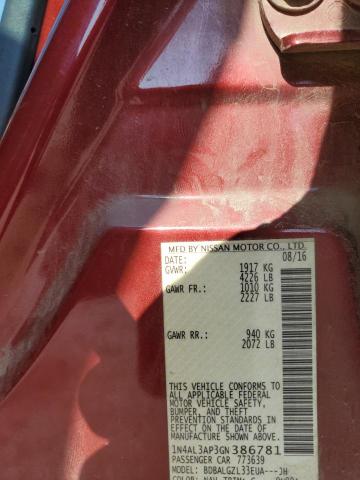 1N4AL3AP3GN386781 Nissan ALTIMA 2.5