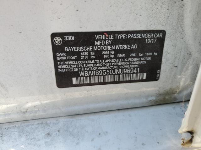2018 BMW 330 I - WBA8B9G50JNU96941