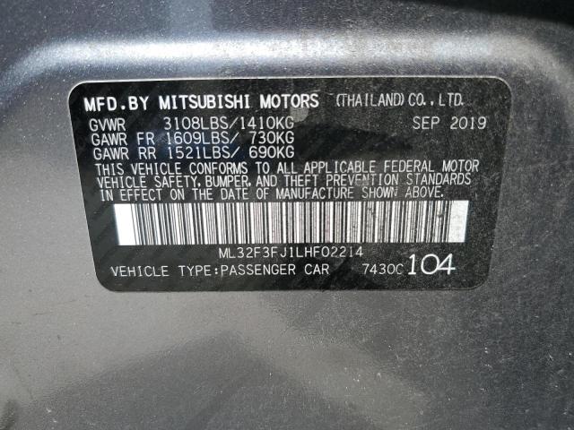 ML32F3FJ1LHF02214 Mitsubishi Mirage G4 Es