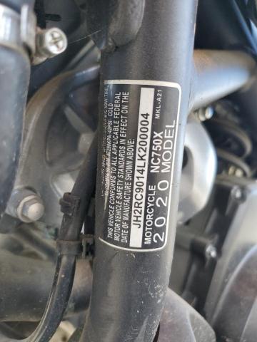 2020 HONDA NC750 X JH2RC9014LK200004