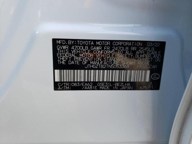 2022 LEXUS IS 350 F-S JTHGZ1B21N5053369