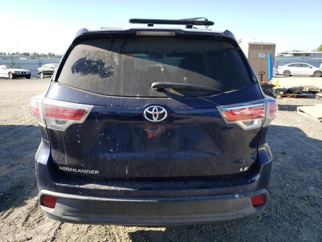 VIN 5TDZARFH3ES007809 2014 Toyota Highlander, LE no.6