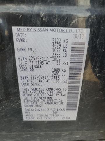 5N1AT2MV4EC752198 Nissan ROGUE S