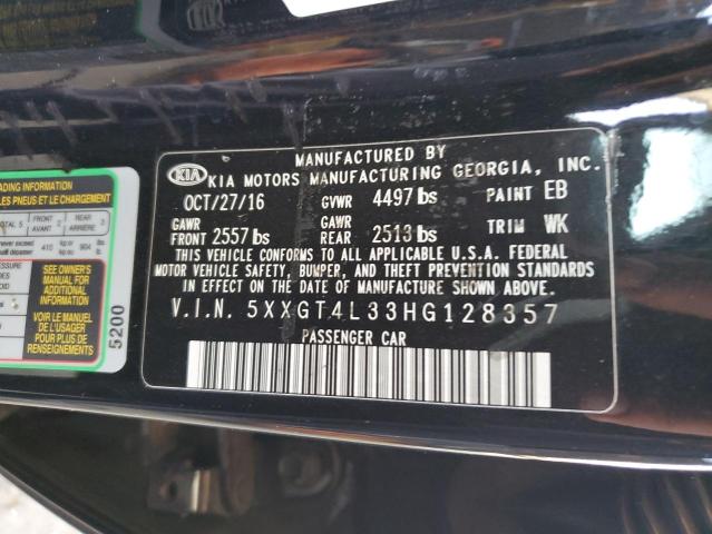 5XXGT4L33HG128357 KIA Optima Lx
