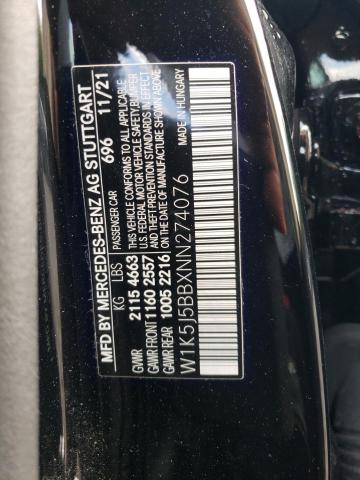 2022 MERCEDES-BENZ CLA AMG 35 - W1K5J5BBXNN274076