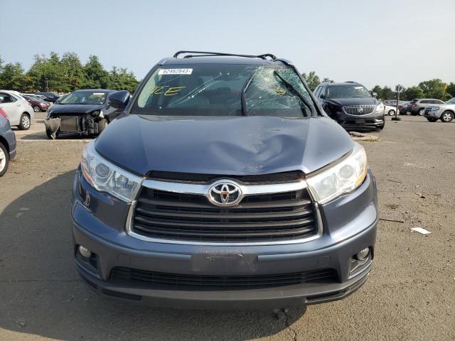 VIN 5TDJKRFH6ES059784 2014 Toyota Highlander, Xle no.5