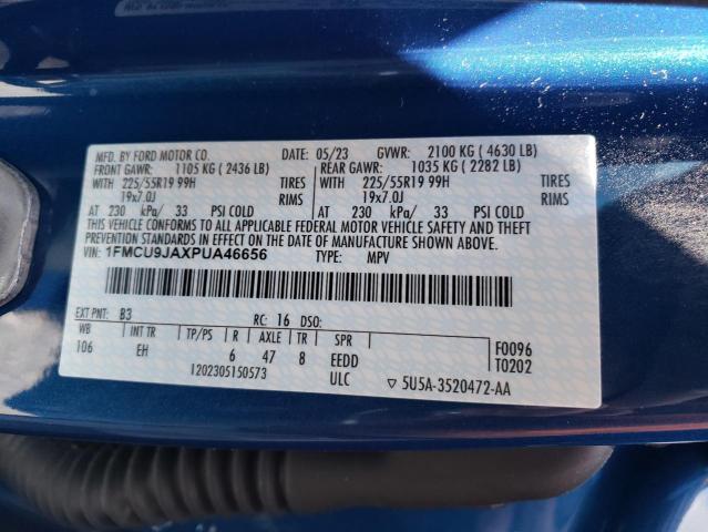2023 FORD ESCAPE PLA - 1FMCU9JAXPUA46656