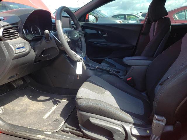 VIN: KMHTG6AF5KU004843 Auction: COPART Lot: 63888763 Location: IL - CHICAGO NORTH KMHTG6AF5KU004843 HYUNDAI VELOSTER 2019 RED Photo 7