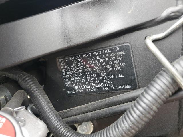 2021 KAWASAKI KLX300 D - ML5LXBD12MDA05171