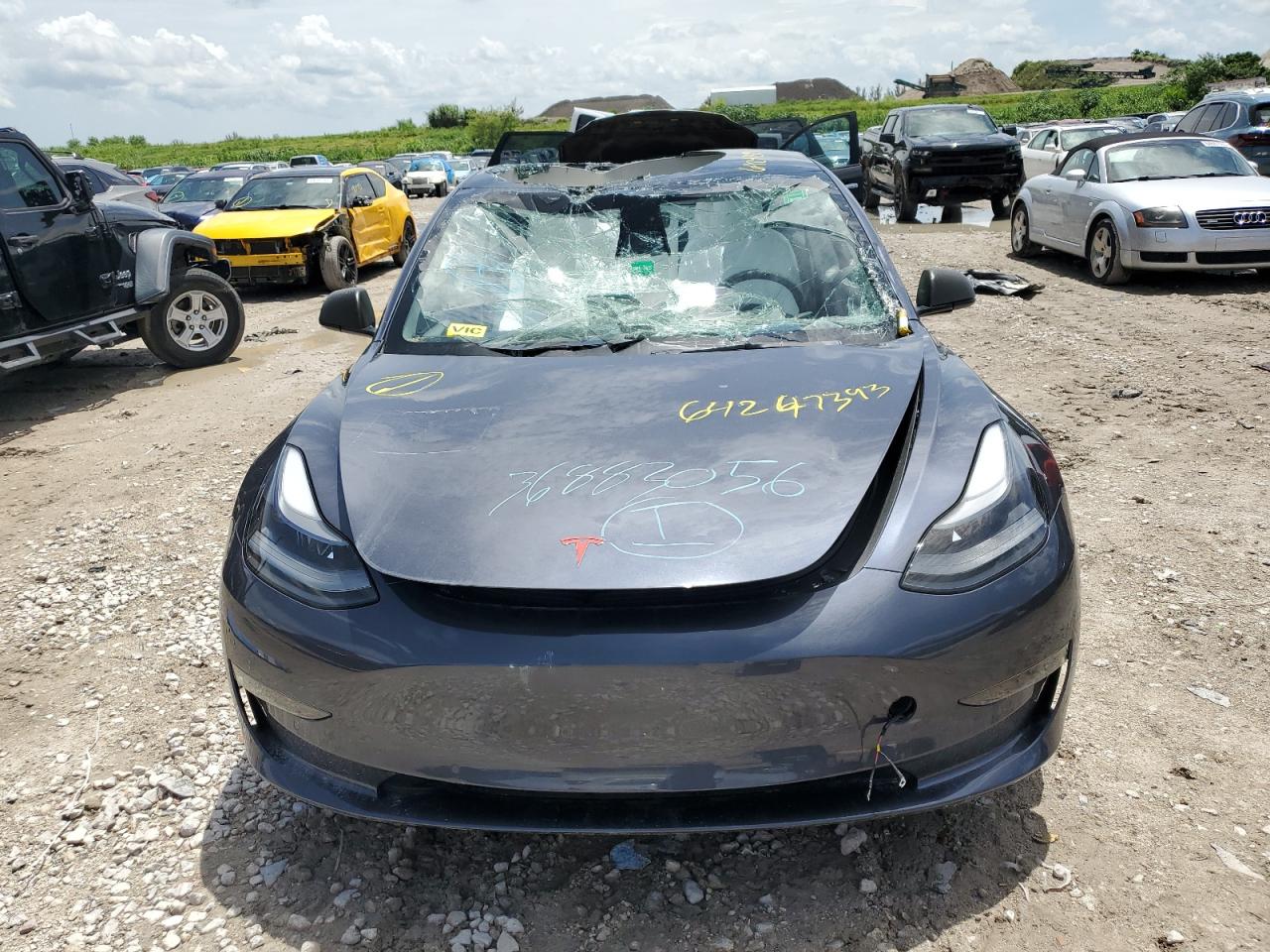 2022 Tesla Model 3 at FL - West Palm Beach, Copart lot 64247393