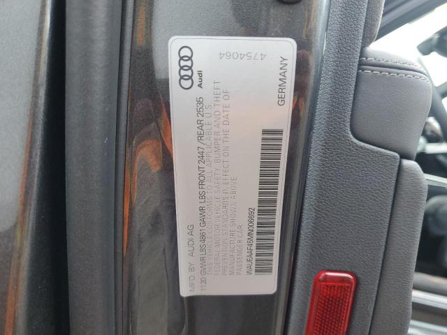 WAUEAAF45MN006692 Audi A4 PREMIUM 10