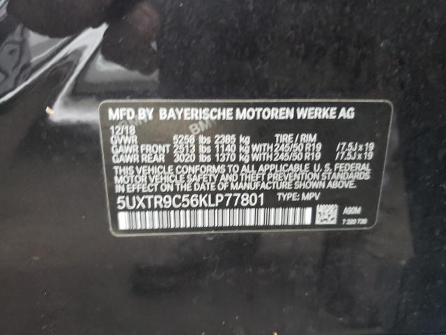 5UXTR9C56KLP77801 2019 BMW X3, photo no. 12