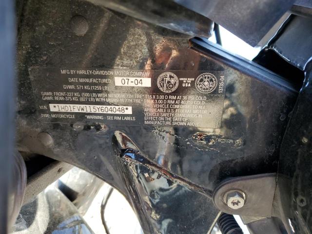 2005 HARLEY-DAVIDSON FLHTI 1HD1FVW115Y604048