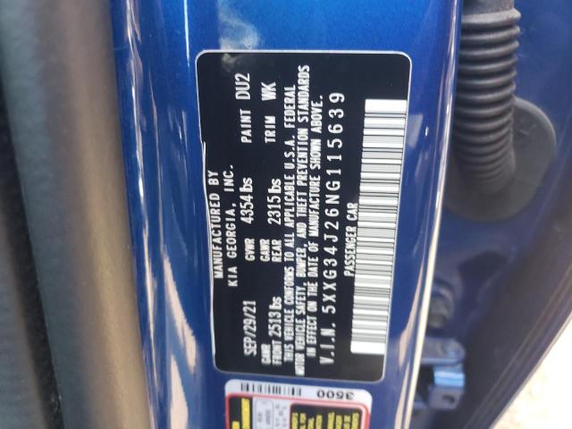 5XXG34J26NG115639 KIA K5 EX