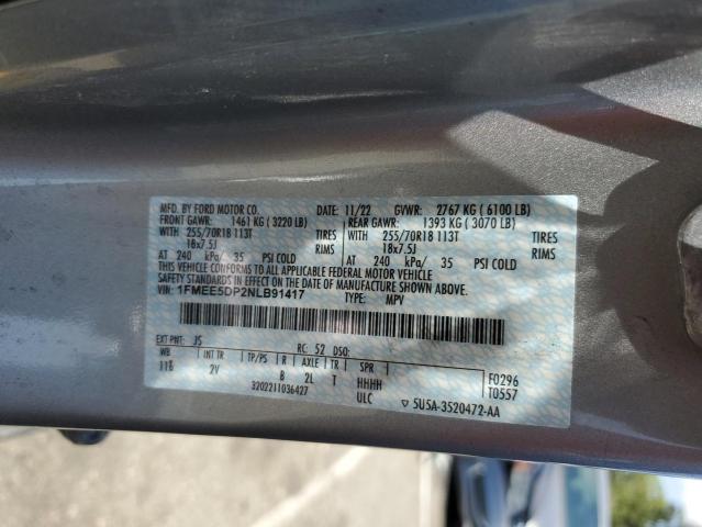 1FMEE5DP2NLB91417 Ford Bronco Base
