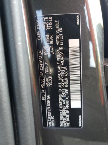 2020 VOLVO S60 T5 INS 7JR102FL5LG067126