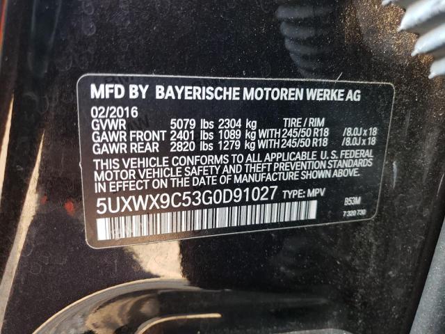 5UXWX9C53G0D91027 2016 BMW X3, photo no. 14