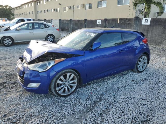 VIN: KMHTC6AD1DU122983 Auction: COPART Lot: 64033723 Location: FL - MIAMI NORTH KMHTC6AD1DU122983 HYUNDAI VELOSTER 2013 BLUE Photo 1