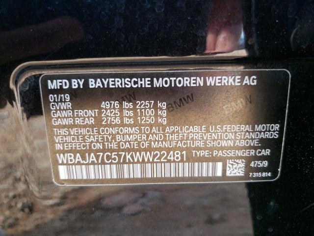 2019 BMW 530 XI - WBAJA7C57KWW22481