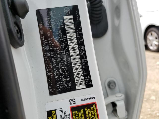 4T1KZ1AK0MU057426 Toyota CAMRY TRD