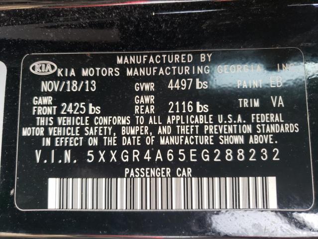 5XXGR4A65EG288232 KIA OPTIMA SX