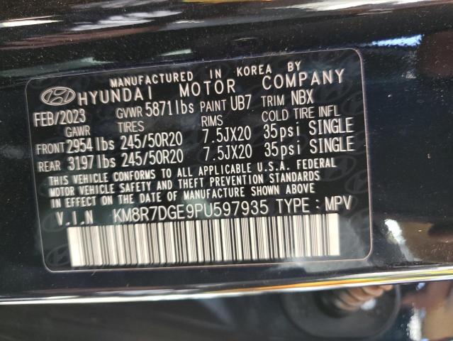 KM8R7DGE9PU597935 Hyundai Palisade C 10