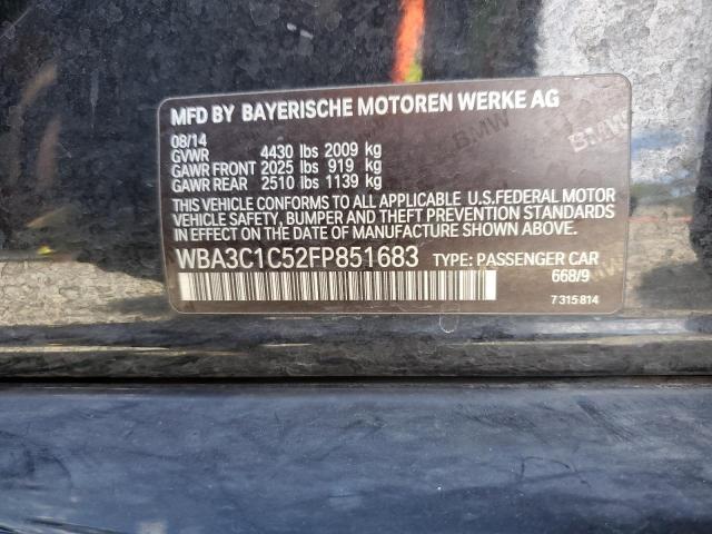 WBA3C1C52FP851683 BMW 328 I Sulev
