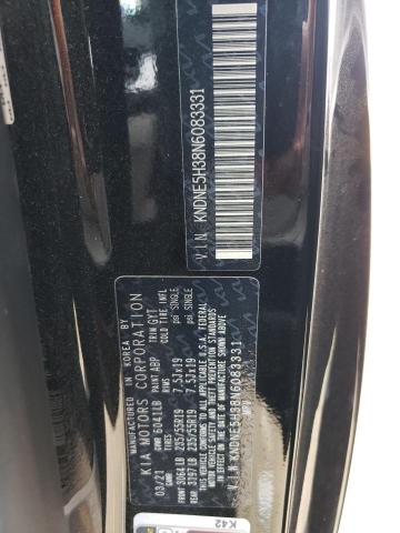 2022 KIA CARNIVAL S KNDNE5H38N6083331