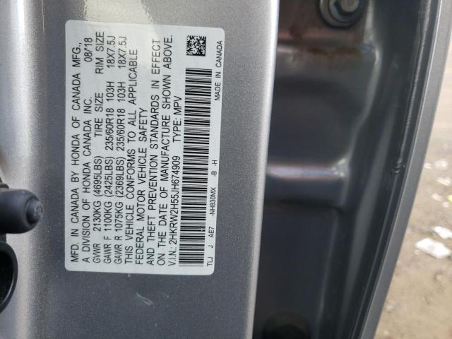 2HKRW2H55JH674909 Honda CR-V EX