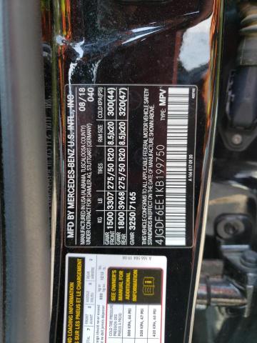 4JGDF6EE1KB199750 Mercedes-Benz Gls 450 4matic