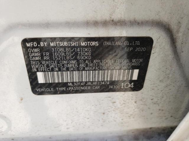 ML32F4FJ8LHF13474 Mitsubishi Mirage G4 Se