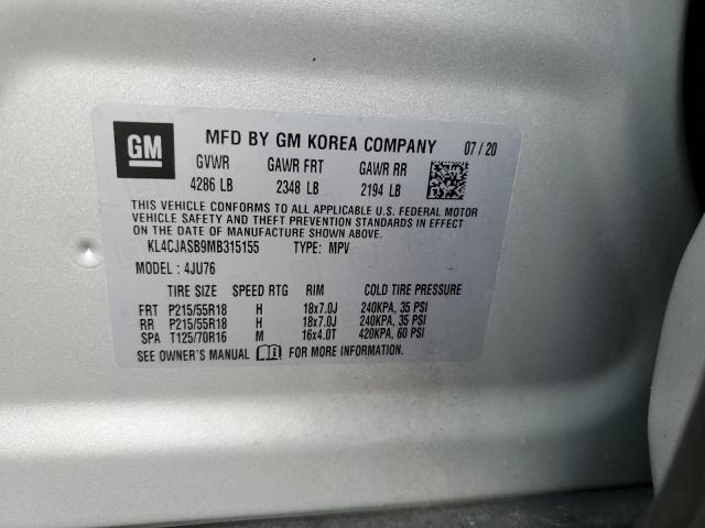 KL4CJASB9MB315155 2021 BUICK ENCORE, photo no. 12