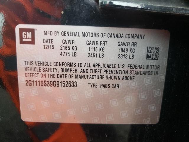 2G1115S39G9152633 Chevrolet IMPALA LT