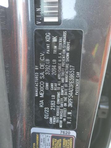 3KPF54AD3PE596517 KIA Forte Gt Line