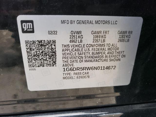 2022 CADILLAC CT5-V - 1G6DR5RW6N0114672