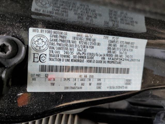 1FADP3K21HL293114 2017 FORD FOCUS - Image 13