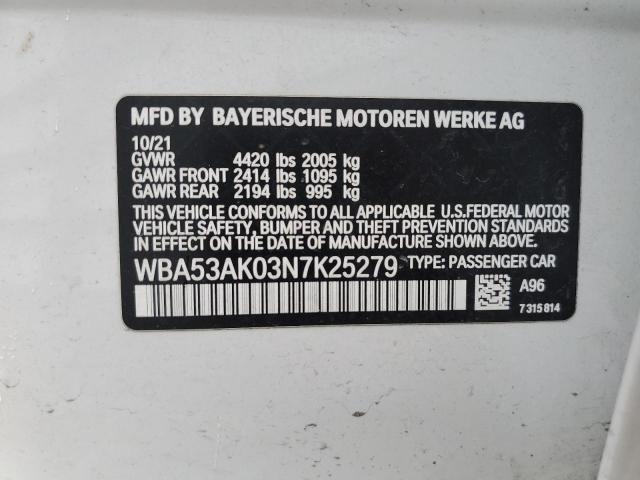 2022 BMW 228I - WBA53AK03N7K25279