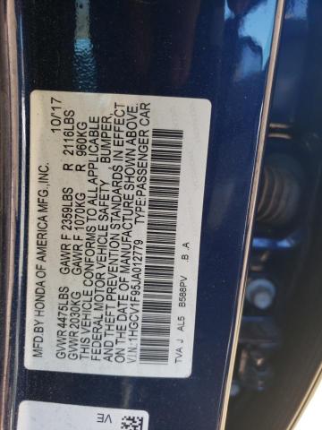 1HGCV1F95JA012779 Honda Accord Touring