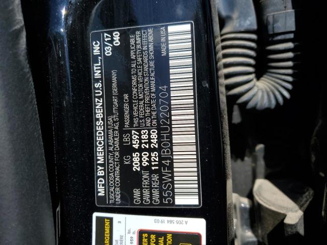 55SWF4JB0HU220704 Mercedes-Benz C 300