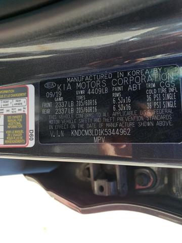 KNDCM3LD1K5344962 KIA NIRO LX