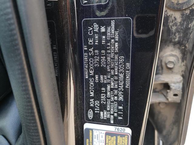 3KPF34ADXME305769 KIA Forte Gt Line