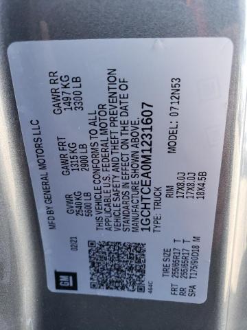 2021 CHEVROLET COLORADO L - 1GCHTCEA0M1231607