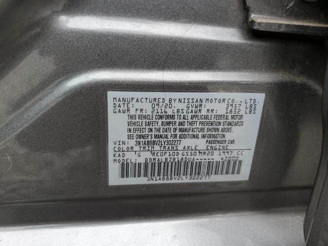 3N1AB8BV2LY302277 Nissan Sentra S 12