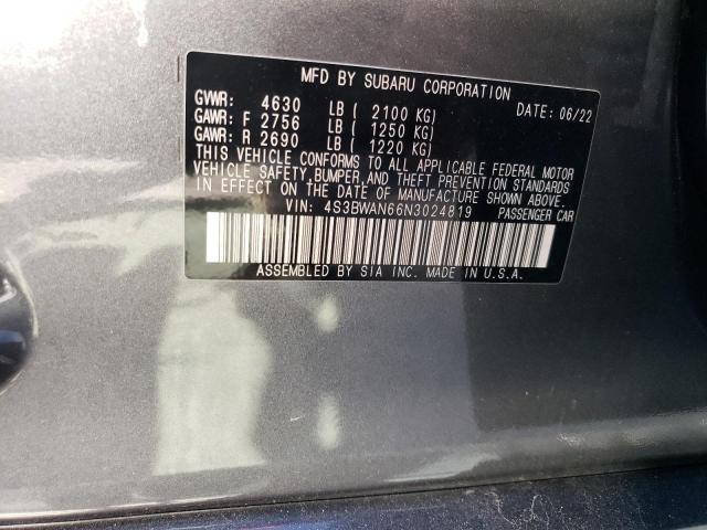 4S3BWAN66N3024819 Subaru Legacy Limited
